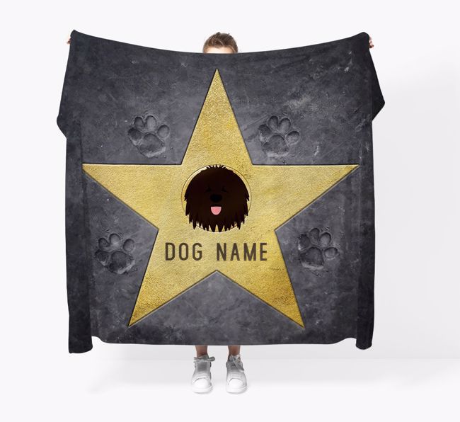 'Star of Fame' - Personalized {breedFullName} Blanket